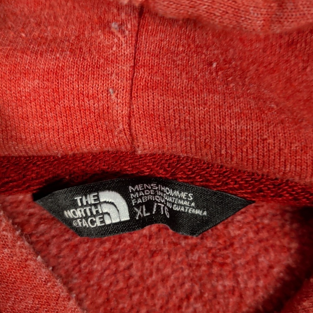 North Face Hoodie Mens Large Red Logo Pullover Sweatshirt Outdoor Gorpcore - Picture 5 of 7
